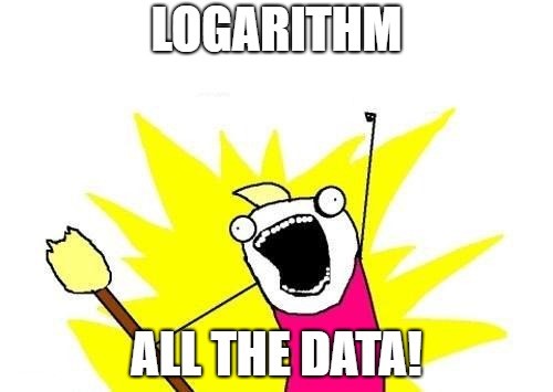 Logarithm all the Data!