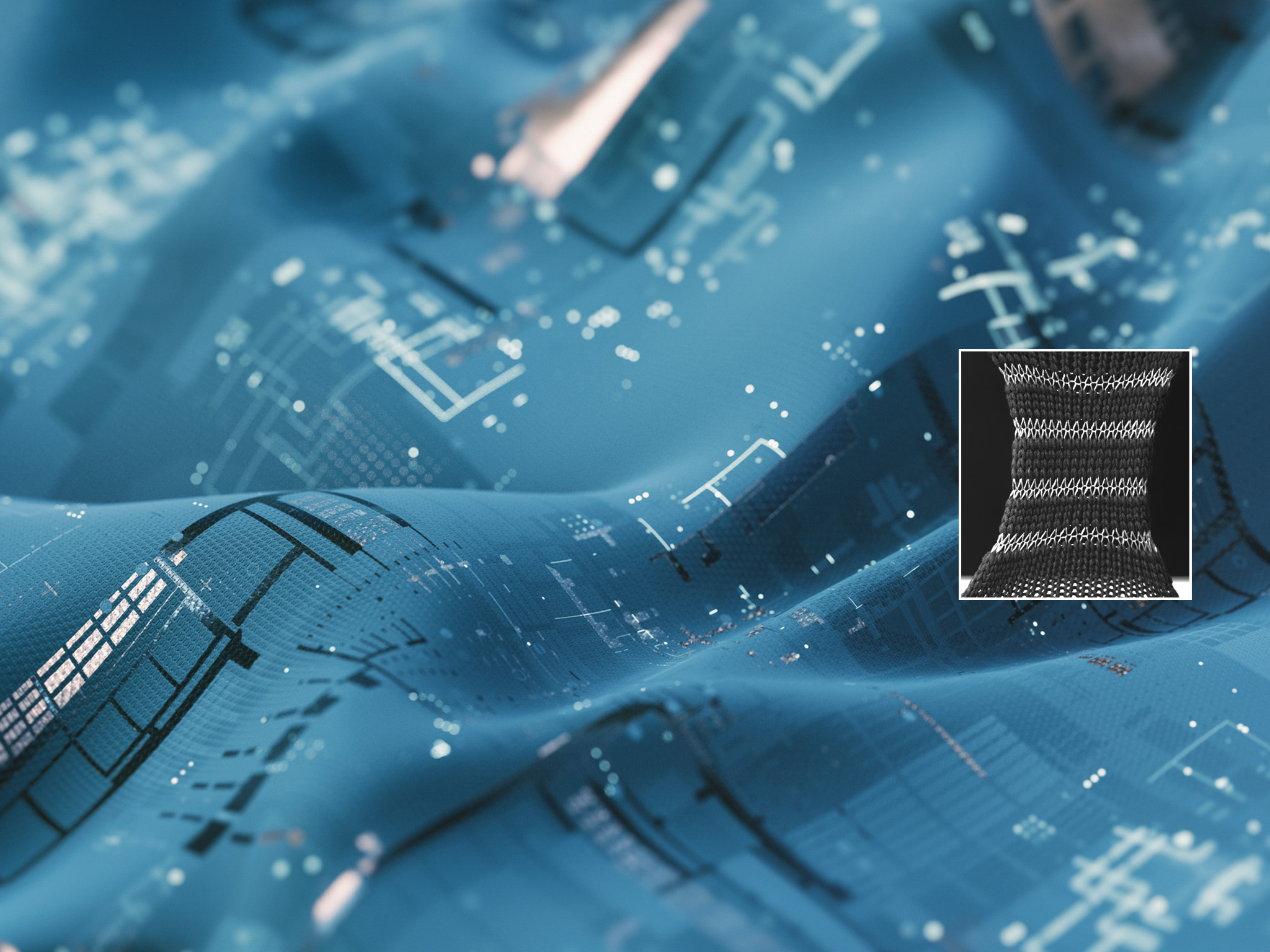 Textilstruktur mit digitaler Simulation