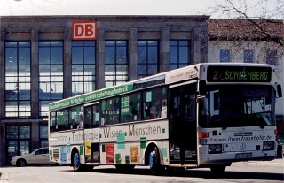 Stadtbus am Hauptbahnhof Kaiserslautern