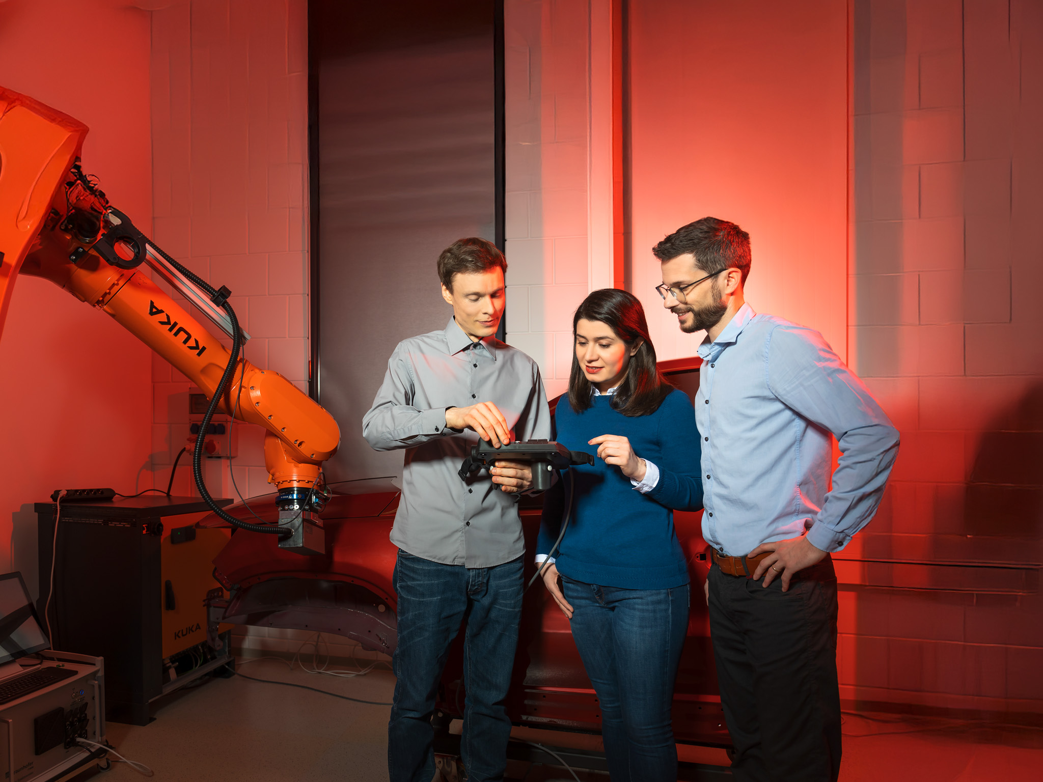 Messzelle »DigiCell« – Freiformvermessung im Anwendungszentrum TeraTe