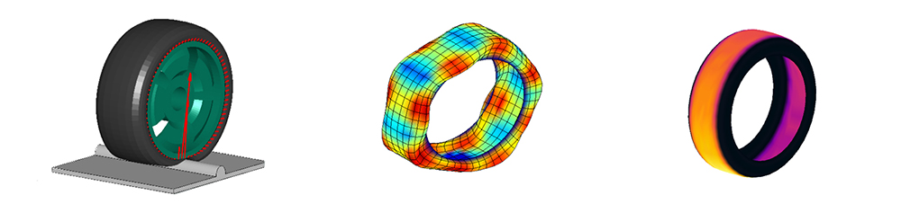 CDTire / 3D tire simulation is offered in various models.